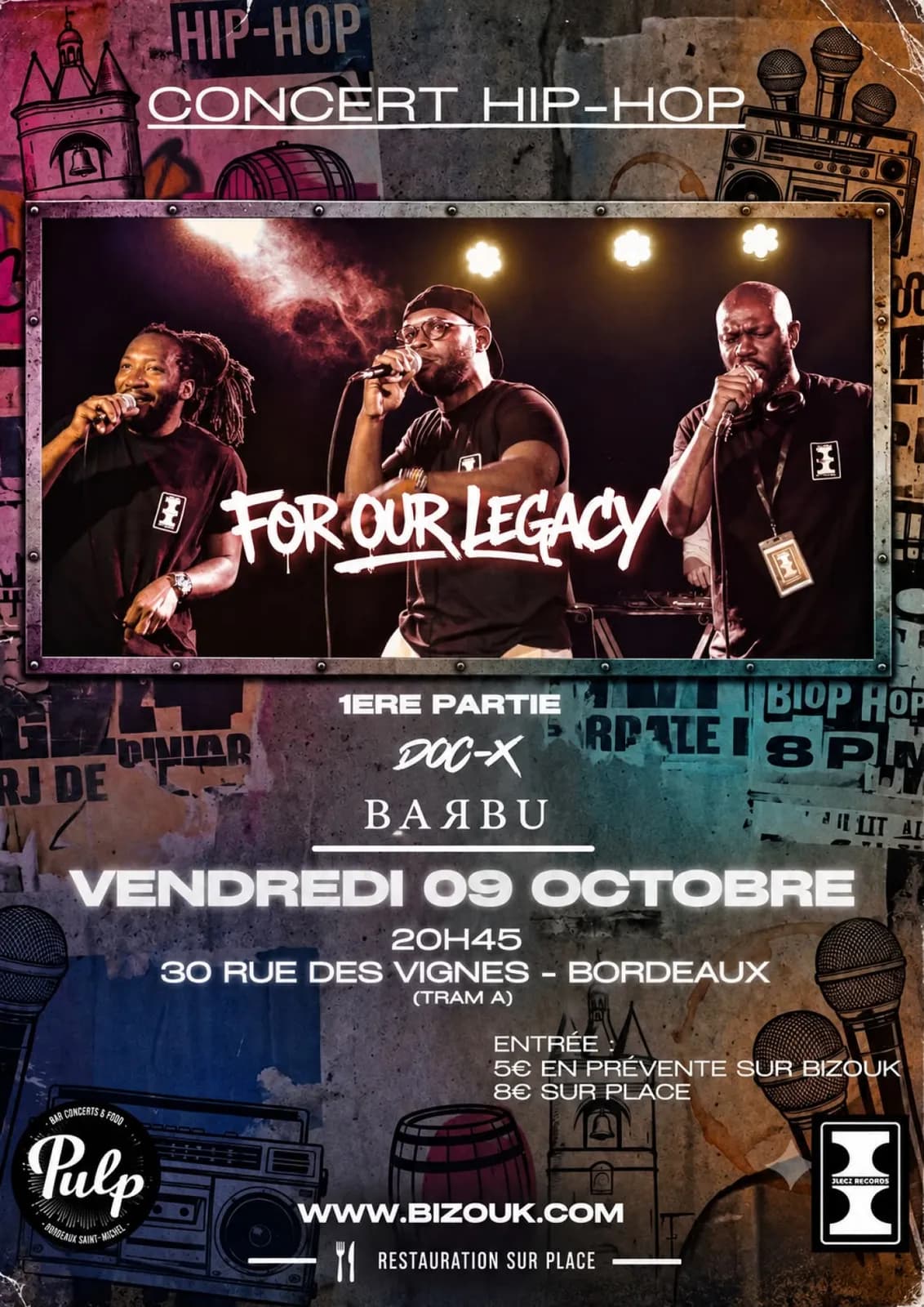 For Our Legacy En Concert 1ere Partie Doc-X Barbu